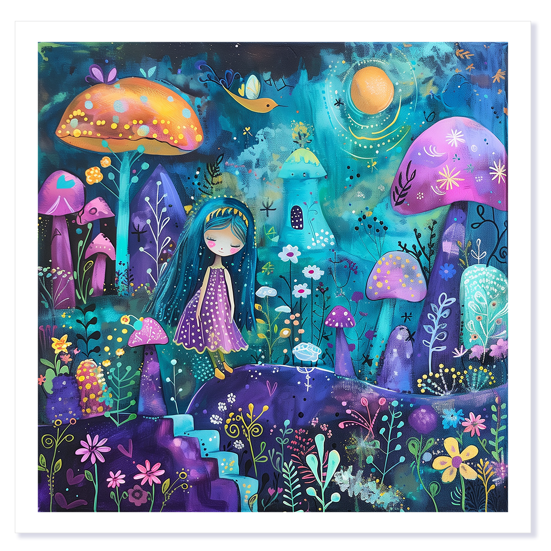 Enchanted Garden Art Card