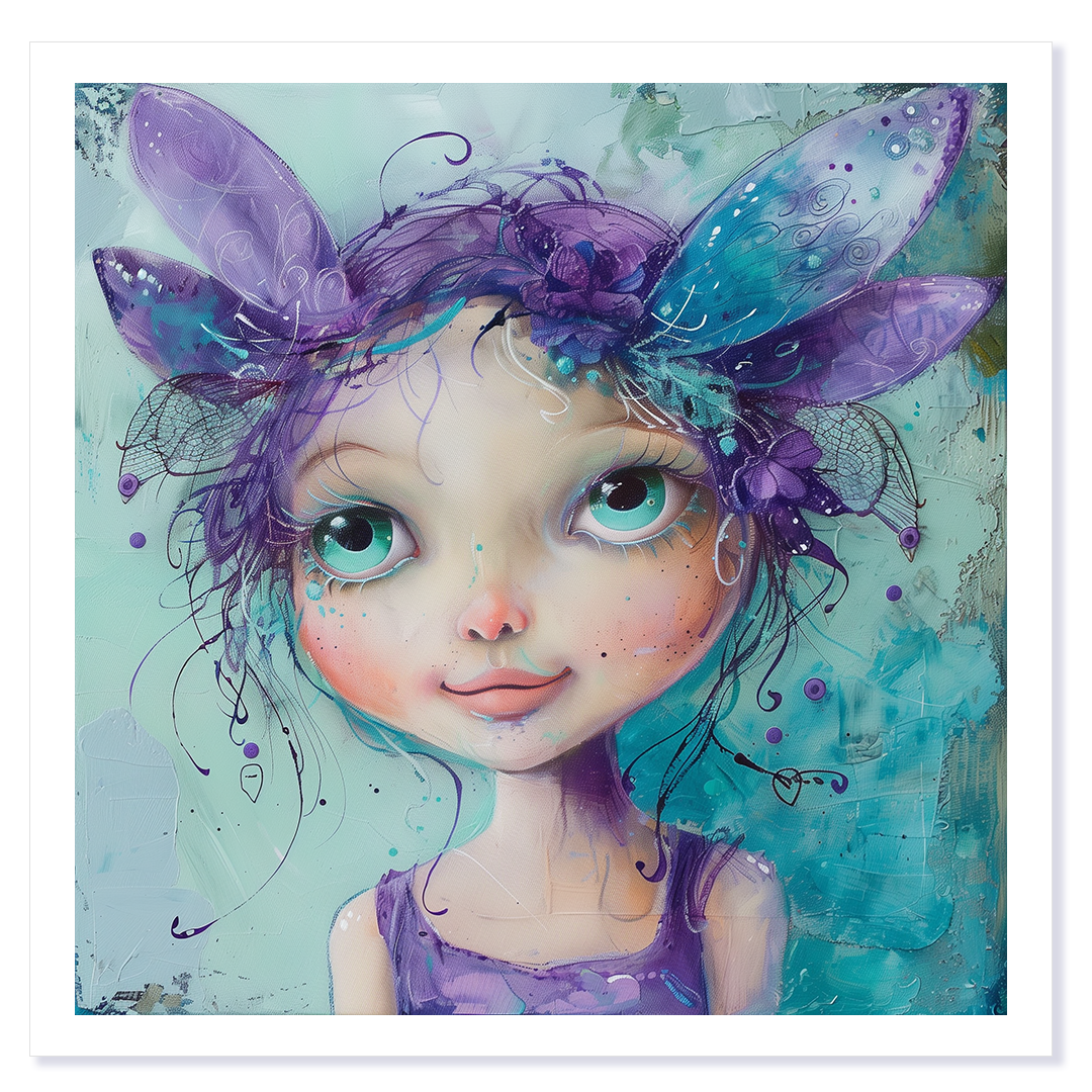 Whimsical Fairy Art Card