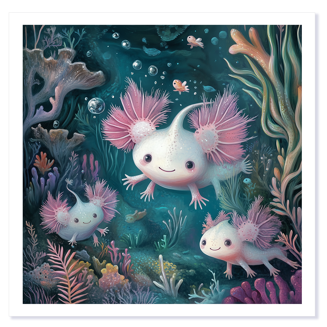 Under-the-Sea Axolotls family